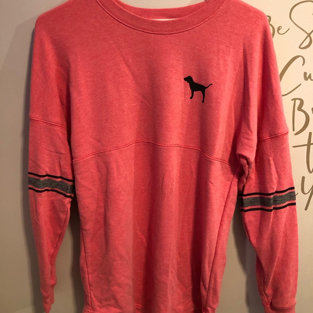 Pink crew neck